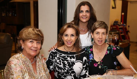  Malusa Alcocer, Diana de la Serna, Sabrina Gaviño y Ana Hunter.