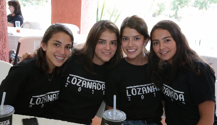  Alejandra, Margaret, Cinthia y Marisol Lozano.