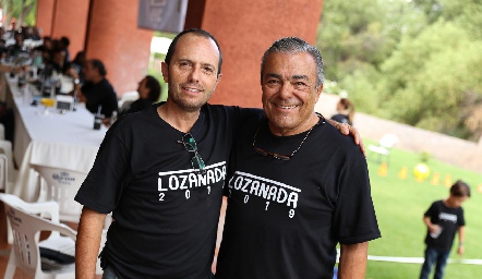 Caco Corripio y Ricardo Lozano.