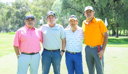  Salvador Cisneros, Roberto Larrañaga, Jesús Ortiz y Miguel Abud.