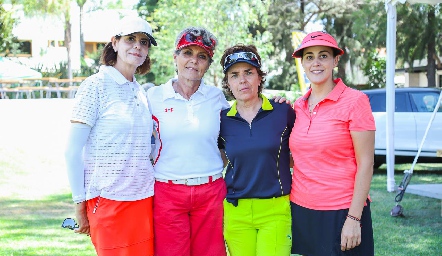  Norma Pardo, Laura Azcárraga, Anabel Valle y Mariana González.