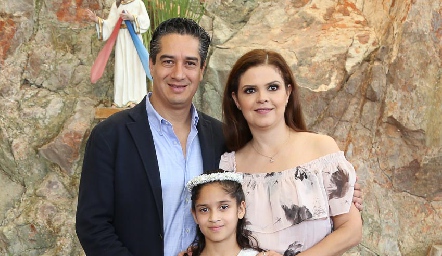  César Ramos, Fer Ramos y Cecilia Ponce.