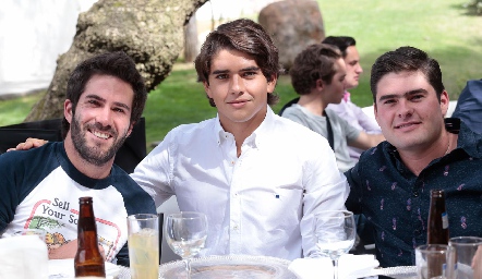  Alfonso Galán, Juan Pablo Leiva y Jorge Esper.
