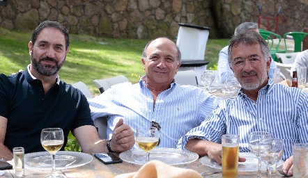  Luis Mahbub, Guillermo Medlich y Alejandro Abud.