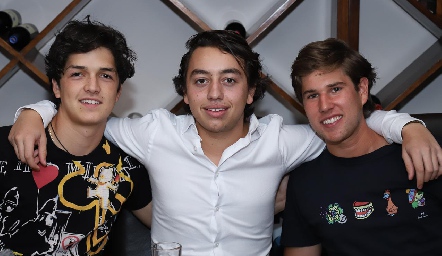 Oscar Vera, Rodrigo Padilla y Galo Galván.