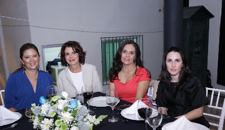  Vero Guerra, Norma Pardo, Paty González y Cecilia Cuesta.