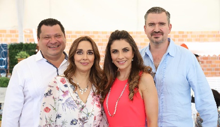  Luis Fernando Torrescano, Nuria Ejarque, Ale Dip y Mario Güemes.