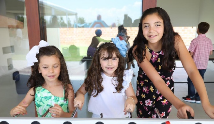  Sofía, Paulina y Marisol.