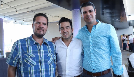  Mario Ramírez, Federico Mendizábal y Santiago Labastida.