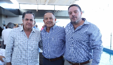  Alejandro López, Octavio Aguillón y Héctor Morales.