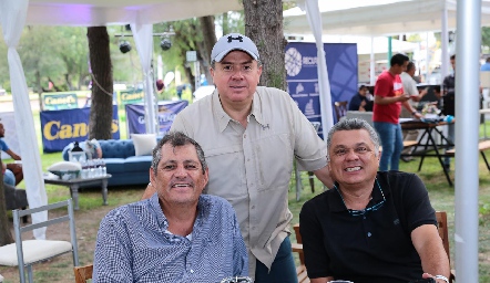  Pablo Madrid, Luis Revuelta y Ariel Álvarez.