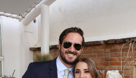  Ro Valle y Ana Gaby Ibarra se casaron por el Civil.