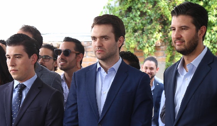 Alberto Kasis, Ricardo Espinosa y José Benavente.