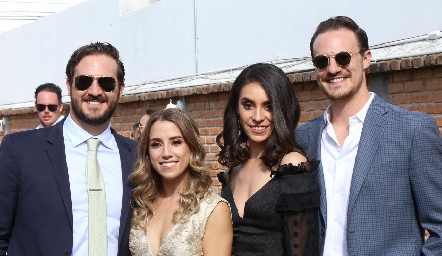 Ro vAlle, Ana Gaby Ibarra, Adri de la Maza y Pato Valle.