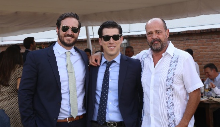  Ro Valle, Alberto Kasis y Renato Valle.