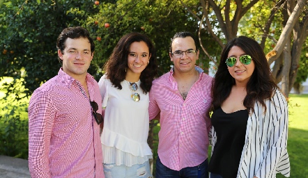  José Manuel Meade, Fer Duarte, Miguel Duarte y Nayeli Garrido.