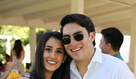  Ximena Abud y Emiliano Camarena.