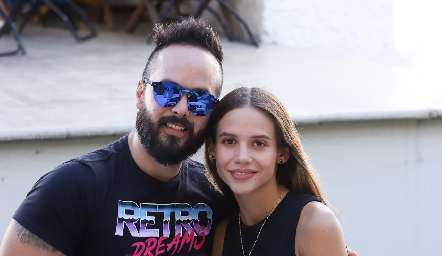 Franky Gutiérrez y Fernanda Ramírez.