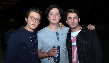  Lolo Ferretiz, Juan Pablo Arriaga y Juan Carlos Andrade.