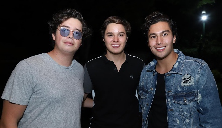  Juan Pablo Arriaga, José Lozano y Rafael Villanueva.