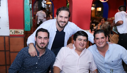  Gerardo Chevaile, Ro Valle, Rolando Domínguez y Antonio Morales.