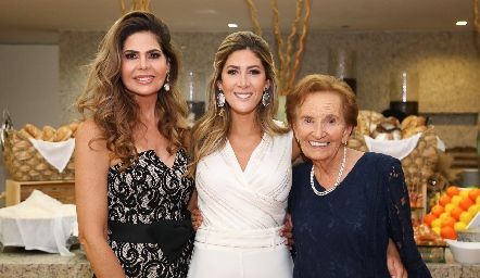 Martha Díez Gutiérrez, Martha de la Rosa y Ana Carpizo.