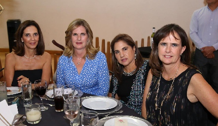 Maribel Martínez, Pupi de Velasco, Margarita de Cabrera y Martha Zwiegger.