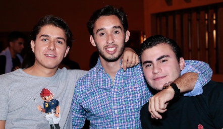 Enrique Perafán, José Ascanio y Emiliano Portillo.
