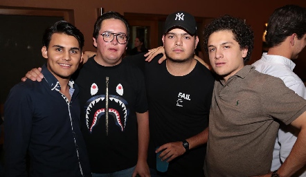  Pato Pourroy, Esteban Pruneda, Mauricio Schekaiban y Humberto Saiz.