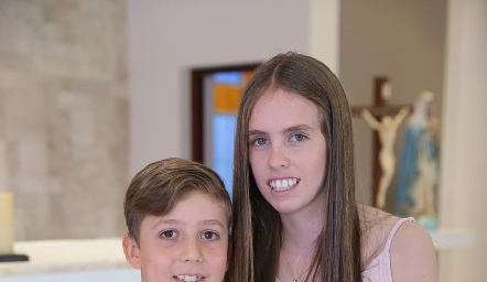  Iñaki y su madrina María José Gutiérrez.