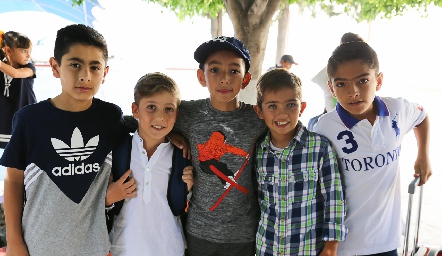 Diego, Iñaki, Mateo, Joaquín y Gerardo.