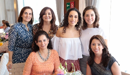  Tere Raymond, Beatriz Rojas, Ale Zepeda, Vane Herrera, Dalia Díaz y Fina Alcocer.
