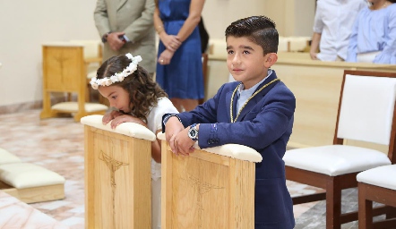  Primera Comunión de José Miguel y María Conde.