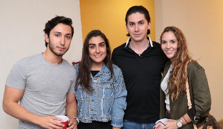  Sebastián Ramírez, Vera Castillo, Patricio Ávila y Lucila Andrade.