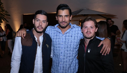 Juan Carlos Magdaleno, Tirso González y Francisco Meade.