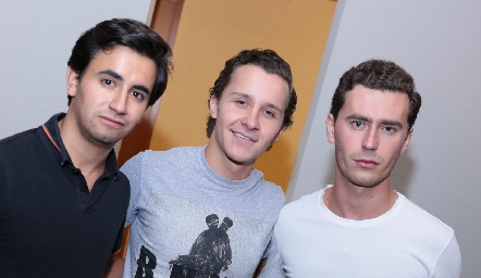  Mario del Valle, Franco Safont e Iñaki Mendizábal.