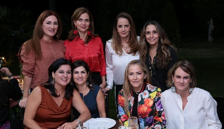  Ana Anaya, Rocío Nieto, Montserrat Fonte, Martha Chalita, Cynthia Sánchez, Lucía Escobedo, Claudia del Pozo y Rocío Gómez.