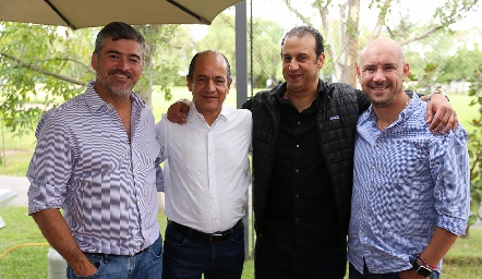  Óscar Zermeño, Elías Abud, Rodolfo Oliva y Roberto García.
