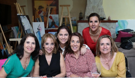  Verónica Balbontín, Bety de la Torre, Alba Altamirano, Lourdes Alcalde, Graciela Torres y Brenda Álvarez.