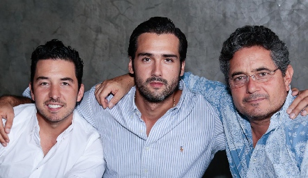  Federico Mendizábal, José Iga y Gerardo Rodríguez.