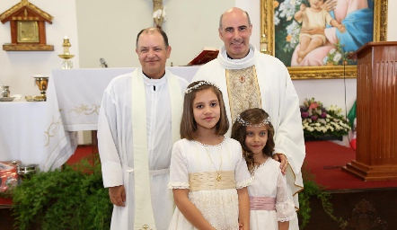 Primera Comunión de Pilar y Almudena.