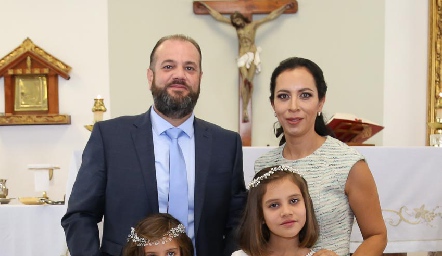 Primera Comunión de Pilar y Almudena.