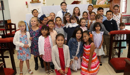 Primera Comunión de Pilar y Almudena.