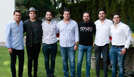  Edgardo Longoria, Pablo Herrera, Sebastián Villasana, Mauricio Labastida, Rodrigo Alcalde, Luis Portugal y Edgar Olguín.
