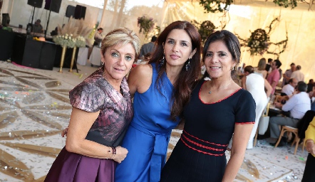  Ana María Molina, Guille y Claudia de los Santos.