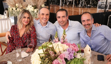  Daniela Serment, Alejandro Navarro, Alejandro Elizondo y Marcelo de los Santos.