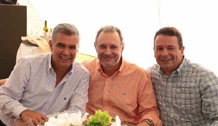 José Luis Leiva, Enrique Minondo y Jorge Martínez.