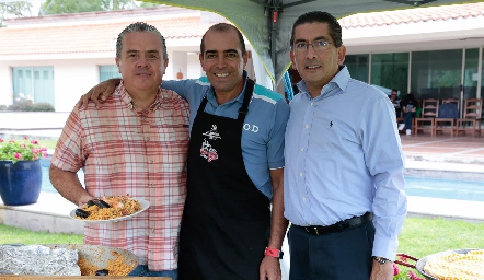  Luis Revuelta, Germán De Luna y Gerardo Bocard.