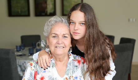  Marcela Benavente y Danna Fernández.