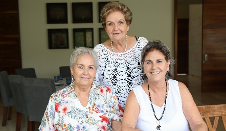  Marcela, Luz Elena y Gabriela Borbolla.